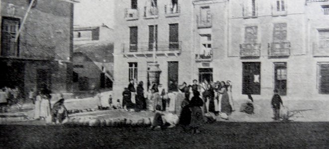 1920. Pinós. Plaça de la Constitució