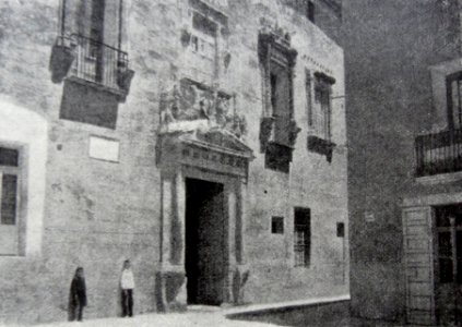 1920. Villena. Palacio Municipal