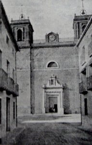 1920. Beneixama. Església. Façana
