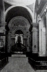 1920. Beneixama. Església. Interior