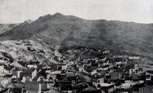 1920. Villena. Rabal, Pedrera y la Sierra de la Villa