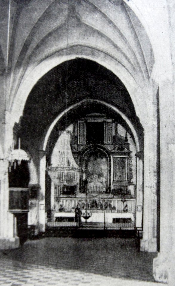 1920. Villena. Santuario de las Virtudes. Iglesia. Interior