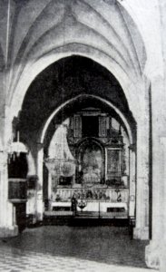 1920. Villena. Santuario de las Virtudes. Iglesia. Interior