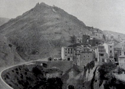 1920. Xixona. Vista