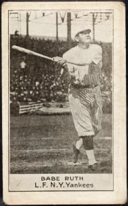 1921 E220 National Caramel Babe Ruth