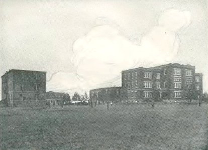 1921 Locust yearbook p. 015 (Panorama of Campus) photo