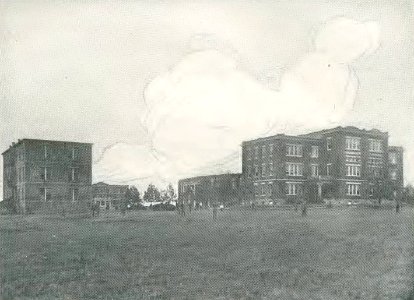 1921 Locust yearbook p. 015 (Panorama of Campus)