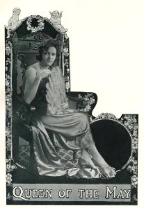 1921 Locust yearbook p. 115 (Queen of the May) photo
