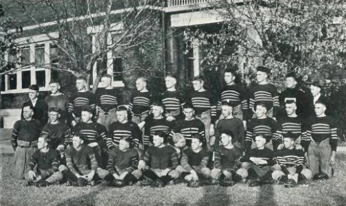 1921 Locust yearbook p. 123 (The Squad) photo