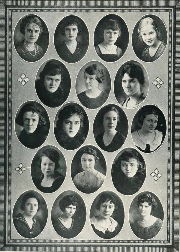 1921 Locust yearbook p. 159 (Kalir Klub)