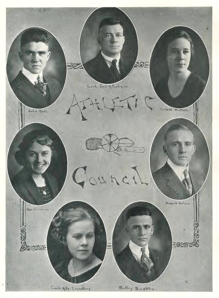 1921 Locust yearbook p. 119 (Athletic Council)