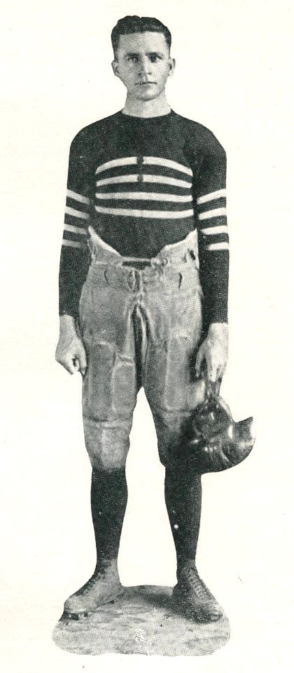 1921 Locust yearbook p. 124 (Dudley Singleton, Captain of Football)