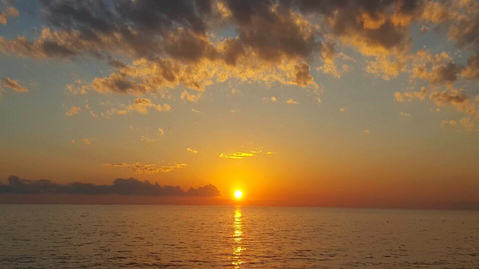 Clouds adriatic evening