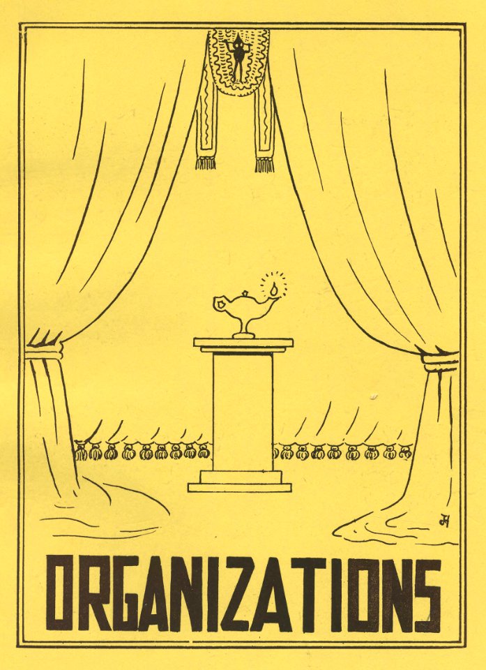 1921 Locust yearbook p. 150 (Organizations)