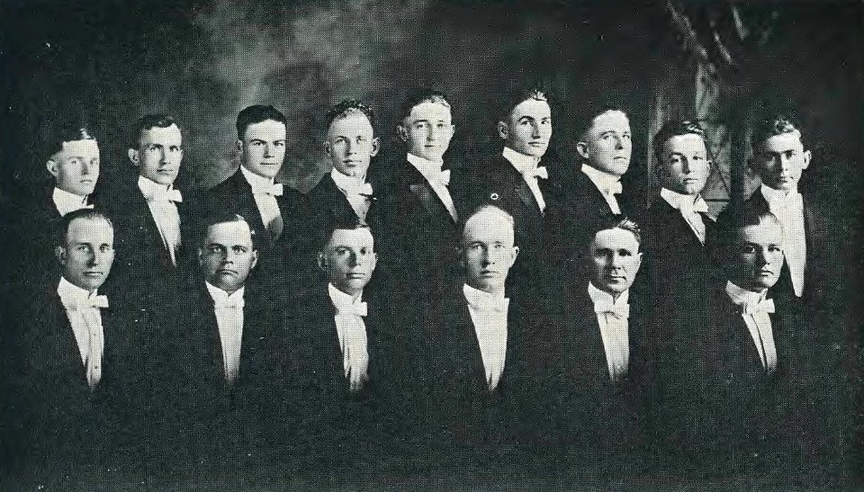 1921 Locust yearbook p. 179 (Glee Club Concert Cast)