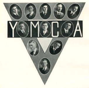 1921 Locust yearbook p. 154 (Y.M.C.A. Cabinet)