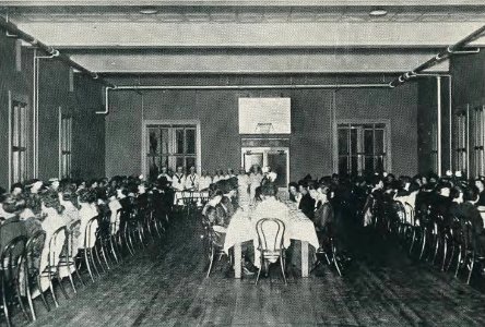 1921 Locust yearbook p. 156 (Y.W.C.A. Banquet) photo