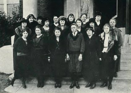 1921 Locust yearbook p. 164 (Banty Club)