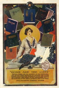 1921 Locust yearbook p. 263 (Gone are the Days, Star Engraving Company-Houston)
