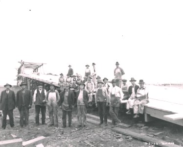 1921 Tacoma Speedway Construction Marvin D Boland Collection BOLANDB3733