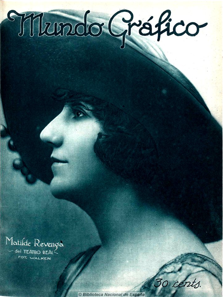 1921-08-31, Mundo Gráfico, Matilde Revenga, Walken