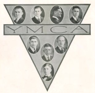 1922 Locust yearbook p. 133 (Y.M.C.A. Cabinet)