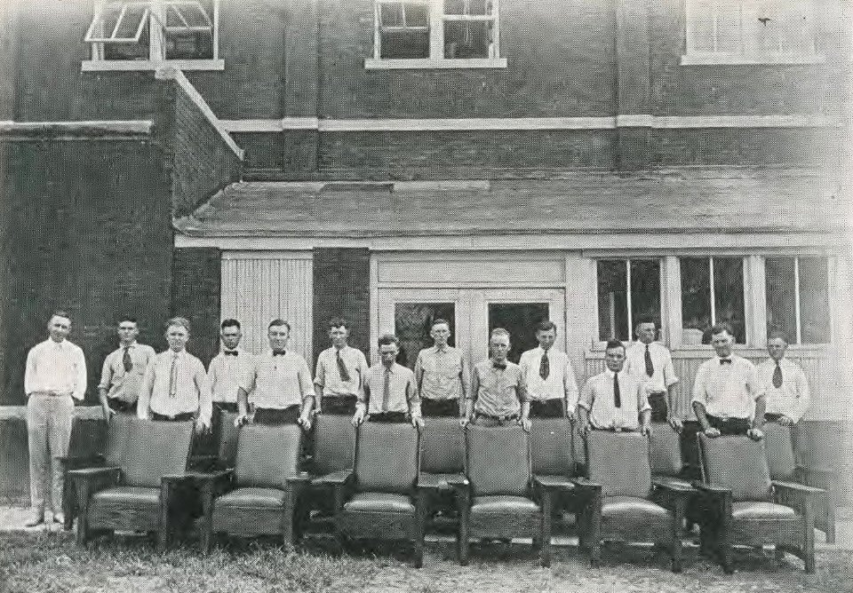 1922 Locust yearbook p. 236 (Woodworking Class and By-Products)