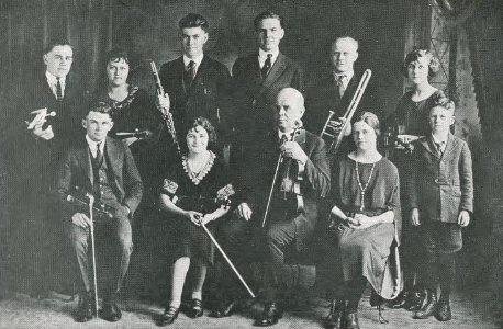 1922 Locust yearbook p. 139 (College Orchestra)