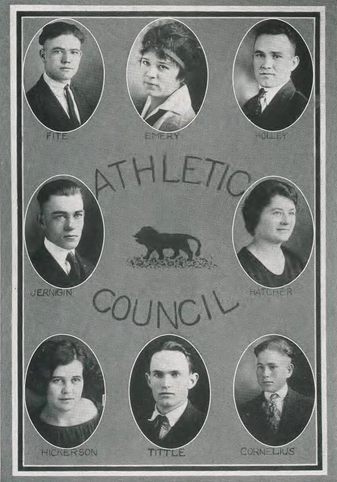 1923 Locust yearbook p. 091 (Athletic Council)