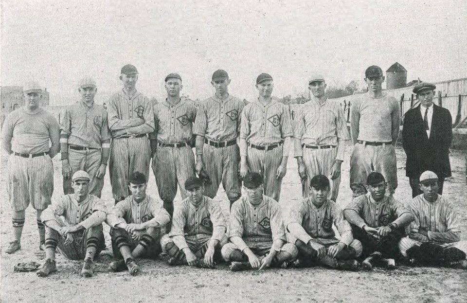 1923 Locust yearbook p. 118 (Baseball Squad)