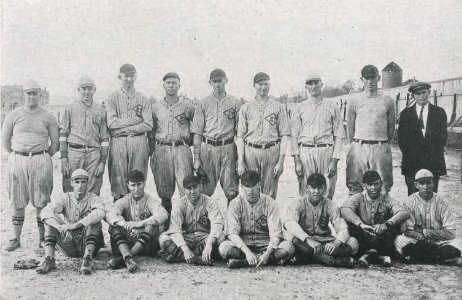 1923 Locust yearbook p. 118 (Baseball Squad)