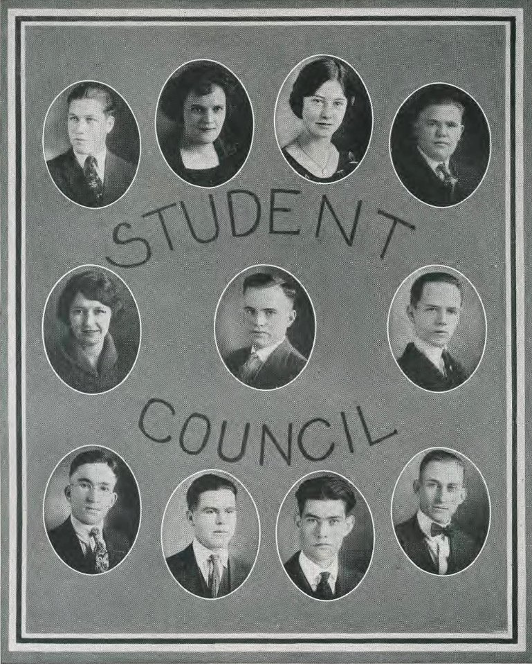 1923 Locust yearbook p. 140 (Student Council)
