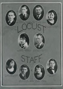 1923 Locust yearbook p. 146 (Locust Staff)