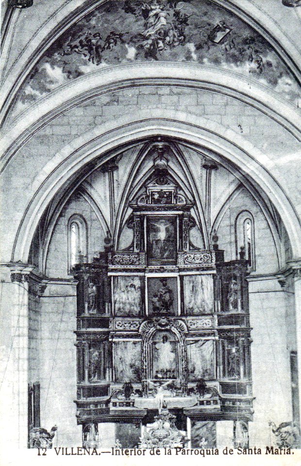 1924~. Iglesia de Santa María. Altar