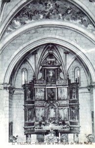 1924~. Iglesia de Santa María. Altar