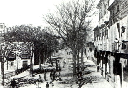 1926. Villena. Calle de San Sebastián (Avenida de la Constitución)