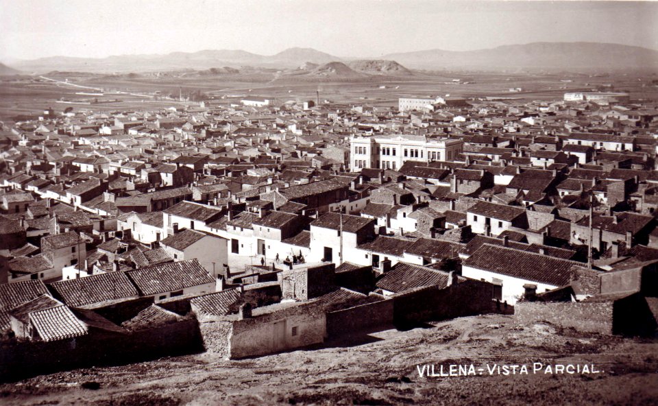1925. Vista parcial (barrio las Cruces hacia Yecla)