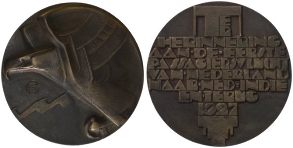 1927, eerste passagiersvlucht naar Indie, objectnr PA 2304