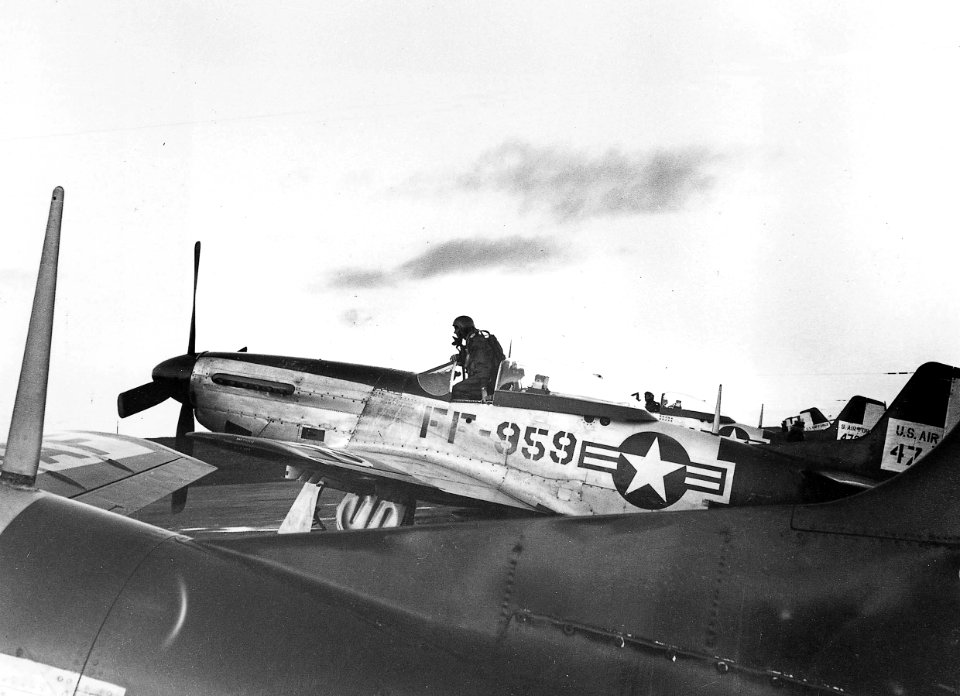 192d Fighter-Bomber Squadron, North American F-51D-25-NA Mustang, sn. 44-74959