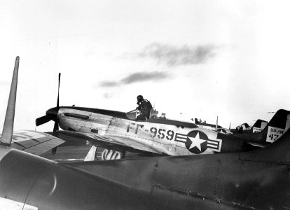 192d Fighter-Bomber Squadron, North American F-51D-25-NA Mustang, sn. 44-74959