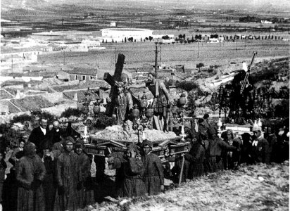 1930~. Villena. Vía Crucis (Las Cruces)