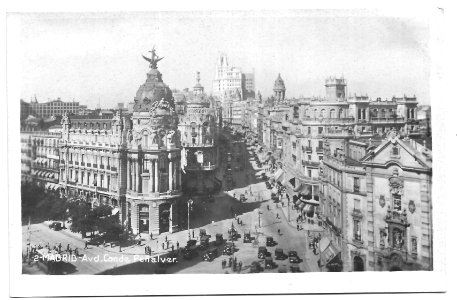 1931-10-18-Madrid-GranVia photo