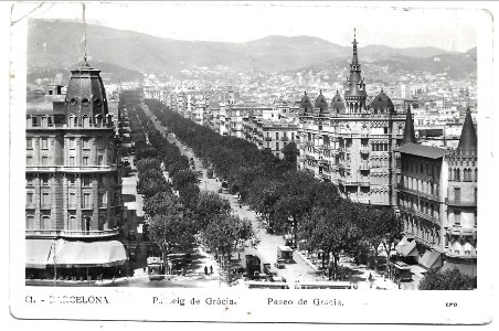 1931-12-21-Barcellona-Paseo-de-Gracia photo