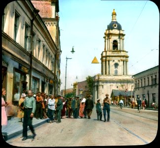 1931. Пятницкая улица у церкви Параскевы Пятницы