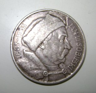 1933 10-złotych coin obverse with John III Sobieski