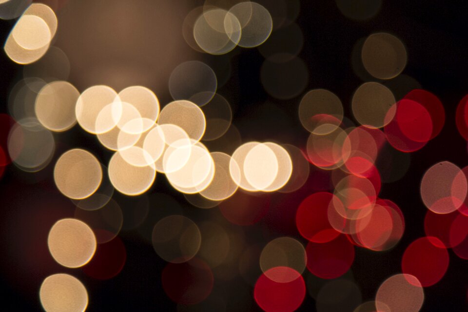 City lights brown city