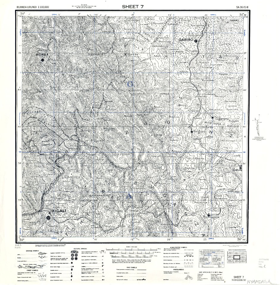 1942 Kigali map Ruanda Urundi txu-oclc-8161454-sheet7 nyamiaga