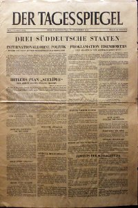 1945-09-27 Der Tagesspiegel Erste Ausgabe anagoria