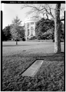 197 south grounds view of a jackson milk trough