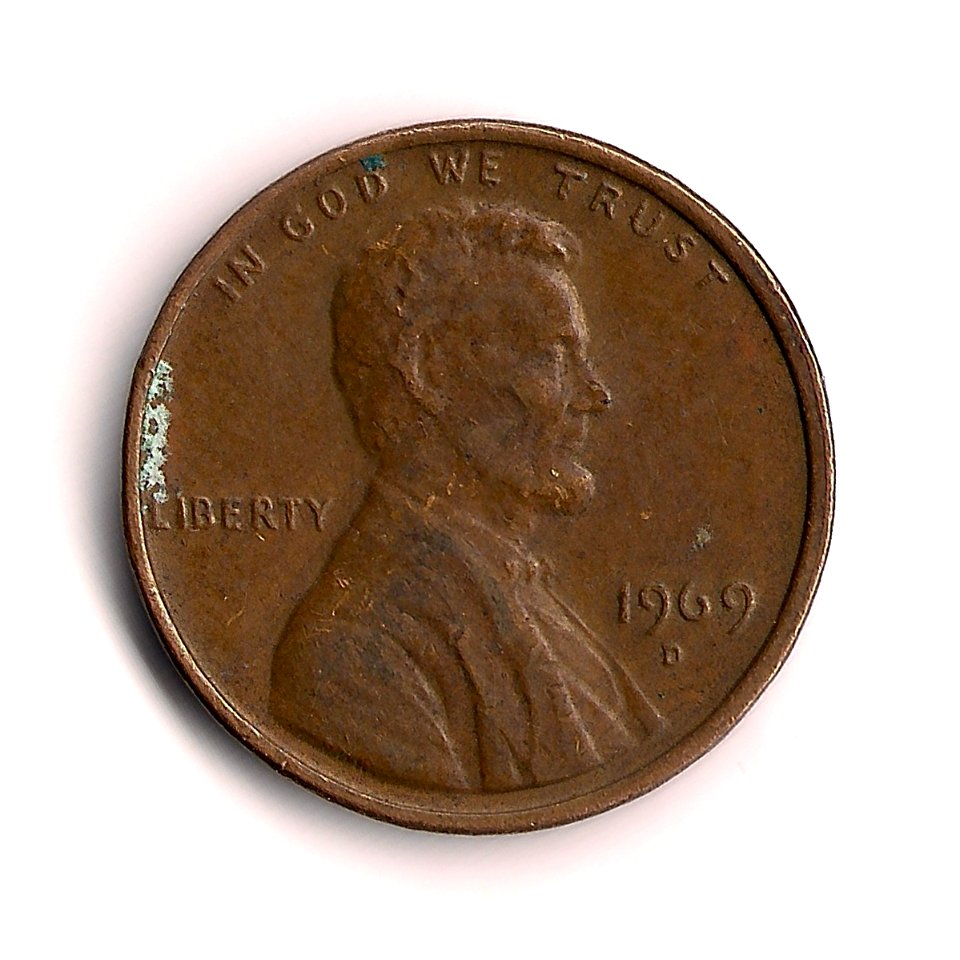 1969 D U.S. Penny Lincoln.